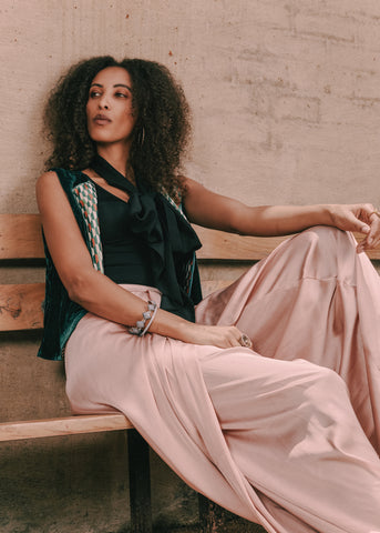 Dhoti style wrap Trousers