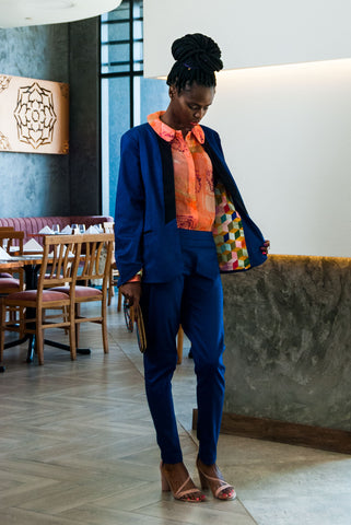 ARTFUL COTTON TROUSERS
