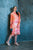 EARTH MOSAIC PRINT SHIRT DRESS