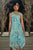 Contemplation Dress- Blue Scribbles